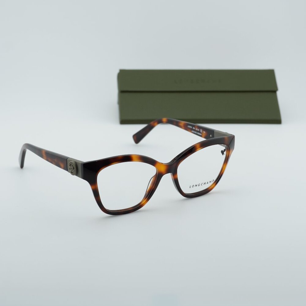 Longchamp LO2755 230 Cat Eye Eyeglasses 53mm - Havana